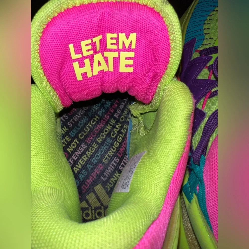 adidas D.O.N. Issue #2 'Prove Em Wrong/Let Em Hate men’s size 7 women’s 8.5 - Picture 7 of 14